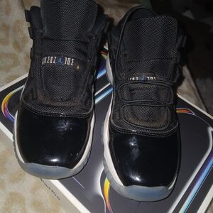 Jordan Kids Black and White Sneakers